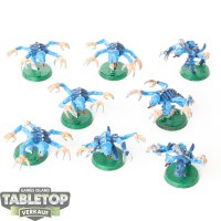 Tyraniden - 8x Genestealers - klassisch - teilweise bemalt