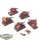 Daemons of Chaos - 5x Flesh Hounds Of Khorne - bemalt