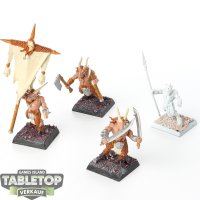 Beastmen Brayherds - 4x Gors - teilweise bemalt