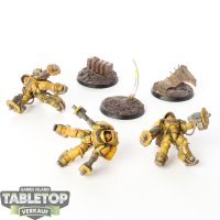 Imperial Fists - 3 x Primaris Inceptors - teilweise bemalt