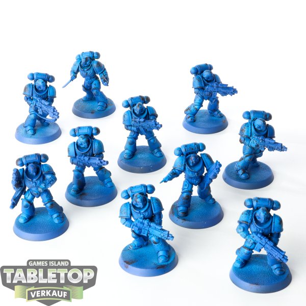 Space Marines - 10x Primaris Intercessors - teilweise bemalt