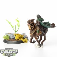 HdR Figuren - Gut - Aragorn mounted (Warg Attack) - bemalt