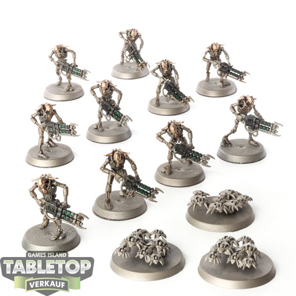 Necrons - 10x Necron Warriors - bemalt