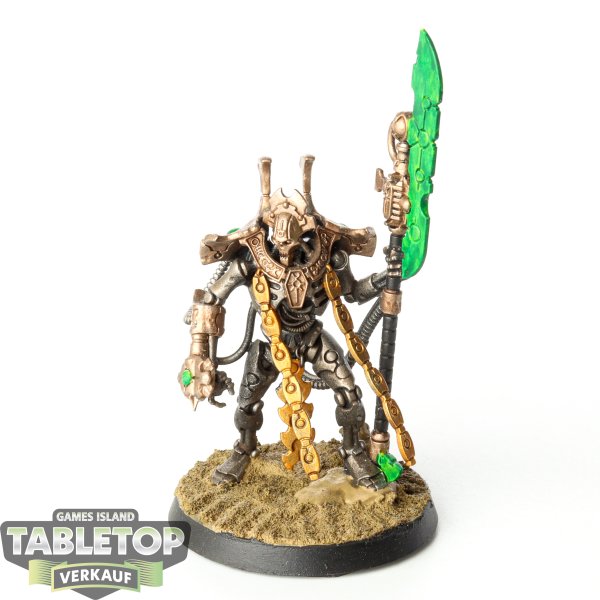 Necrons - Overlord with Tachyon Arrow - bemalt