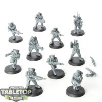 Astra Militarum - 10x Cadian Shock Troops - unbemalt