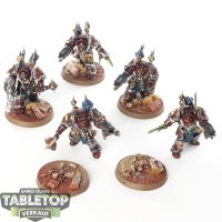 Chaos Space Marines - 5 Chaos Terminator Squad - bemalt