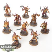 Death Guard - 10 Poxwalkers - bemalt