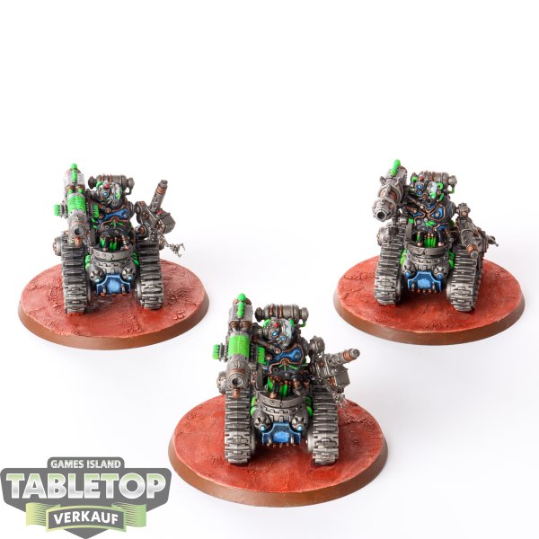 Adeptus Mechanicus - 3x Kataphron Destroyers - bemalt