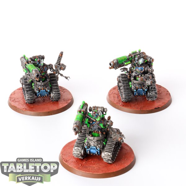 Adeptus Mechanicus - 3x Kataphron Destroyers - bemalt