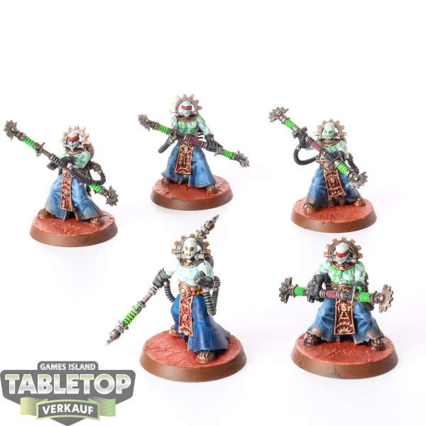 Adeptus Mechanicus - 5x Fulgurite Electro-Priests - bemalt