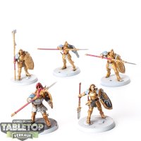 Stormcast Eternals - 5- Vindictors - teilweise bemalt