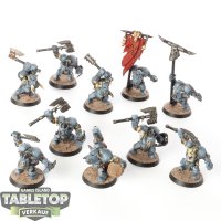 Orruk Warclans - 10x Orruk Ardboys - klassisch - bemalt