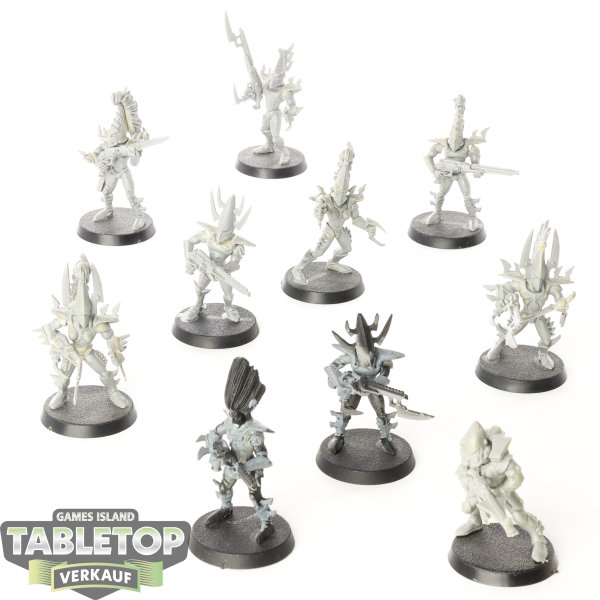 Drukhari - 10x Kabalite Warriors (Classic) - teilweise bemalt