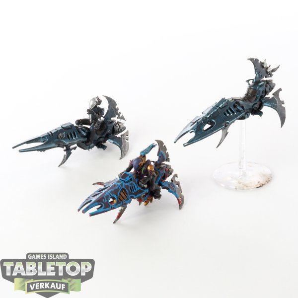 Drukhari - 3x Reavers - bemalt