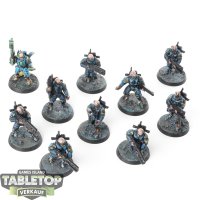 Tau Empire - 10 x Fire Warriors Breacher Team - bemalt