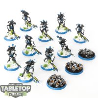 Necrons - 10x Necron Warriors - bemalt