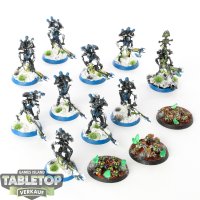 Necrons - 10x Necron Warriors - bemalt