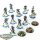 Necrons - 10x Necron Warriors - bemalt