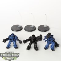 Space Marines - 3 Primaris Inceptors - teilweise bemalt