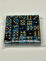 Baron of Dice - Ocean Depths 16mm Square Corner Dice (25)