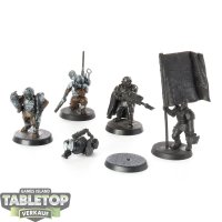 Astra Militarum - 5x Cadian Command Squad klassisch -...