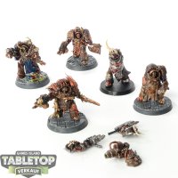 Death Guard - 5 x Blightlord Terminators - bemalt