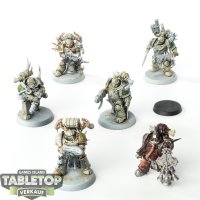 Death Guard - 6 x Plague Marines - teilweise bemalt