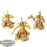 Adeptus Custodes - 3 x Allarus Custodians - grundiert