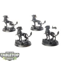 Stormcast Eternals - 4 x Gryph-hounds - teilweise bemalt