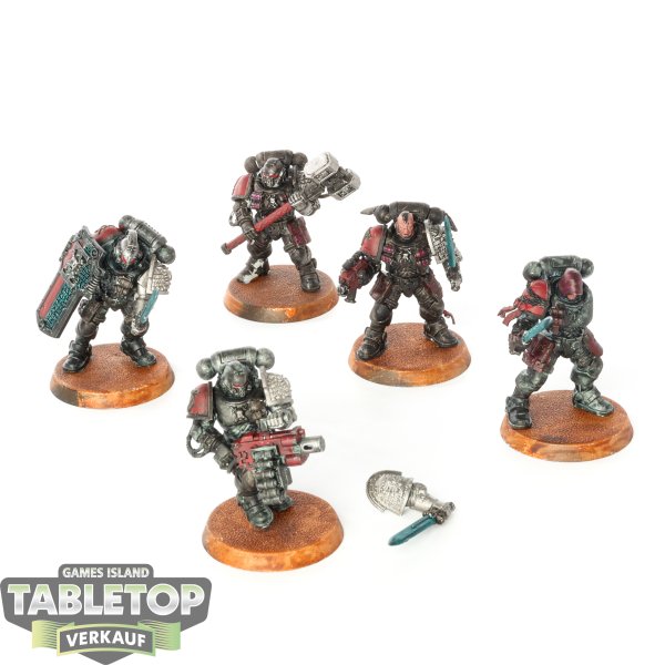 Deathwatch - 5 Veterans - bemalt