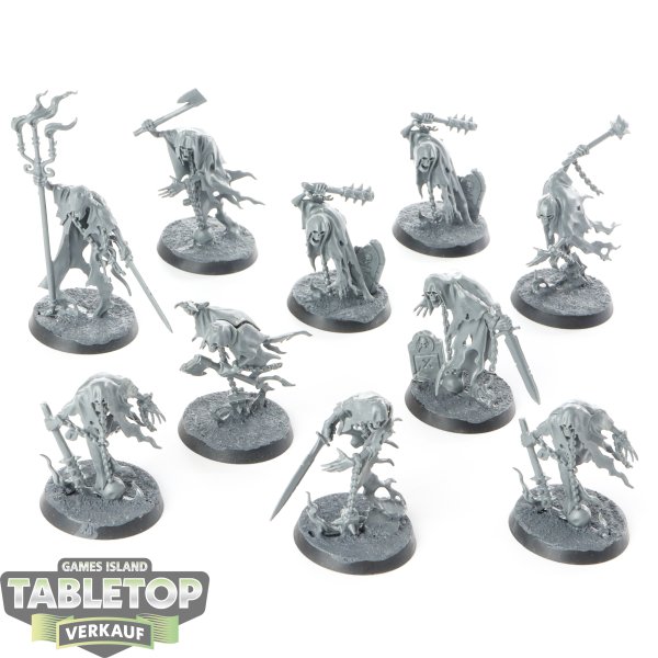 Nighthaunt - 10x Chainrasp Hordes - unbemalt