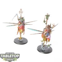 Maggotkin of Nurgle - 2x Pusgoyle Blightlords - bemalt