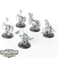 Maggotkin of Nurgle - 5x Putrid Blightkings - teilweise...