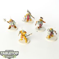 Maggotkin of Nurgle - 5 x Putrid Blightkings - teilweise...