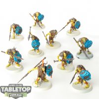 Orruk Warclans - 10 x Gutrippaz - teilweise bemalt