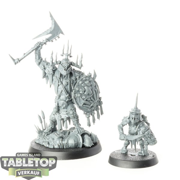 Orruk Warclans - Killaboss with Stab-grot - unbemalt