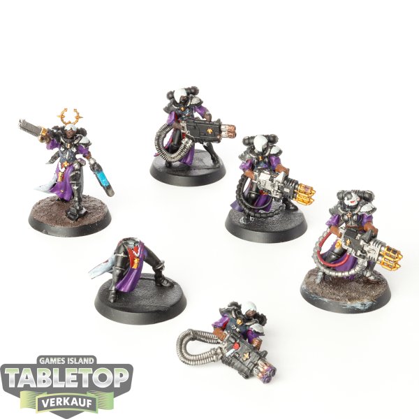 Adepta Sororitas - 5 x Retributor Squad - teilweise bemalt