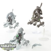 Necrons - 3x Tomb Blades - teilweise bemalt