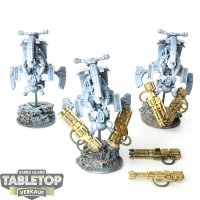 Necrons - 3x Tomb Blades - teilweise bemalt