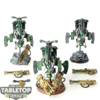 Necrons - 3x Tomb Blades - bemalt