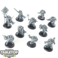 Slaves to Darkness - 10x Chaos Warriors - unbemalt