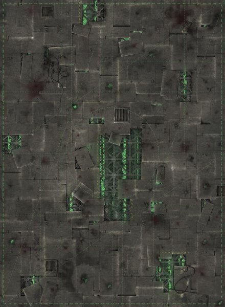 GameMat.eu - 44"x60" Nexus ChemZone Battle Mat (Pariah Nexus updated)