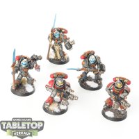 Grey Knights - 5x Grey Knights Purifier Squad - bemalt