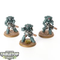 Space Marines - 3x Primaris Eradicators - bemalt