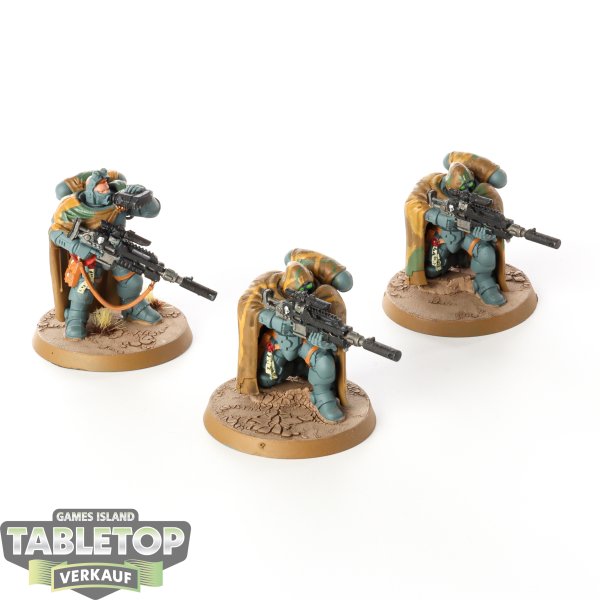 Space Marines - 3x Eliminators - bemalt