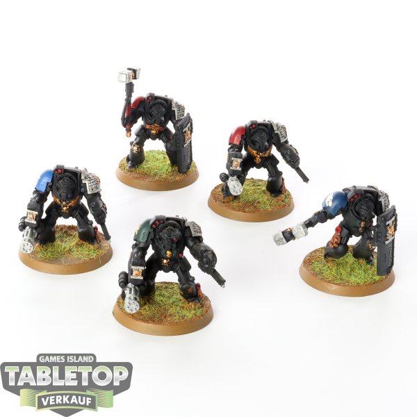 Space Marines - 5x Terminator Squad Klassisch - bemalt