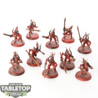 Blades of Khorne - 10x Daemons Of Khorne Bloodletters -...