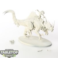 Seraphon - Skink Oracle on Troglodon - grundiert