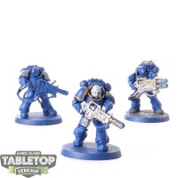 Space Marines - 3x Primaris Eradicators - teilweise bemalt