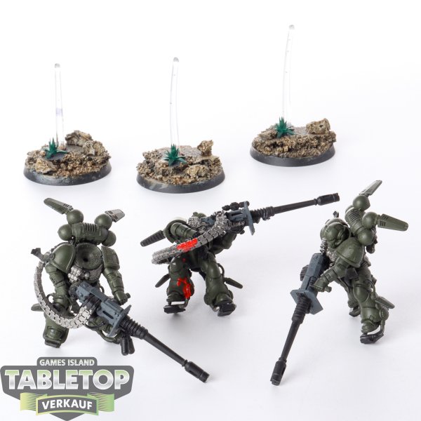 Space Marines - 3x Supressors - teilweise bemalt